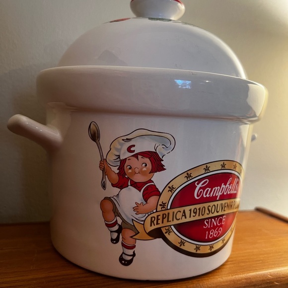 1996 campbell’s soup tureen with ladle - Picture 4 of 9
